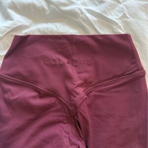 Balance Maroon Leggings